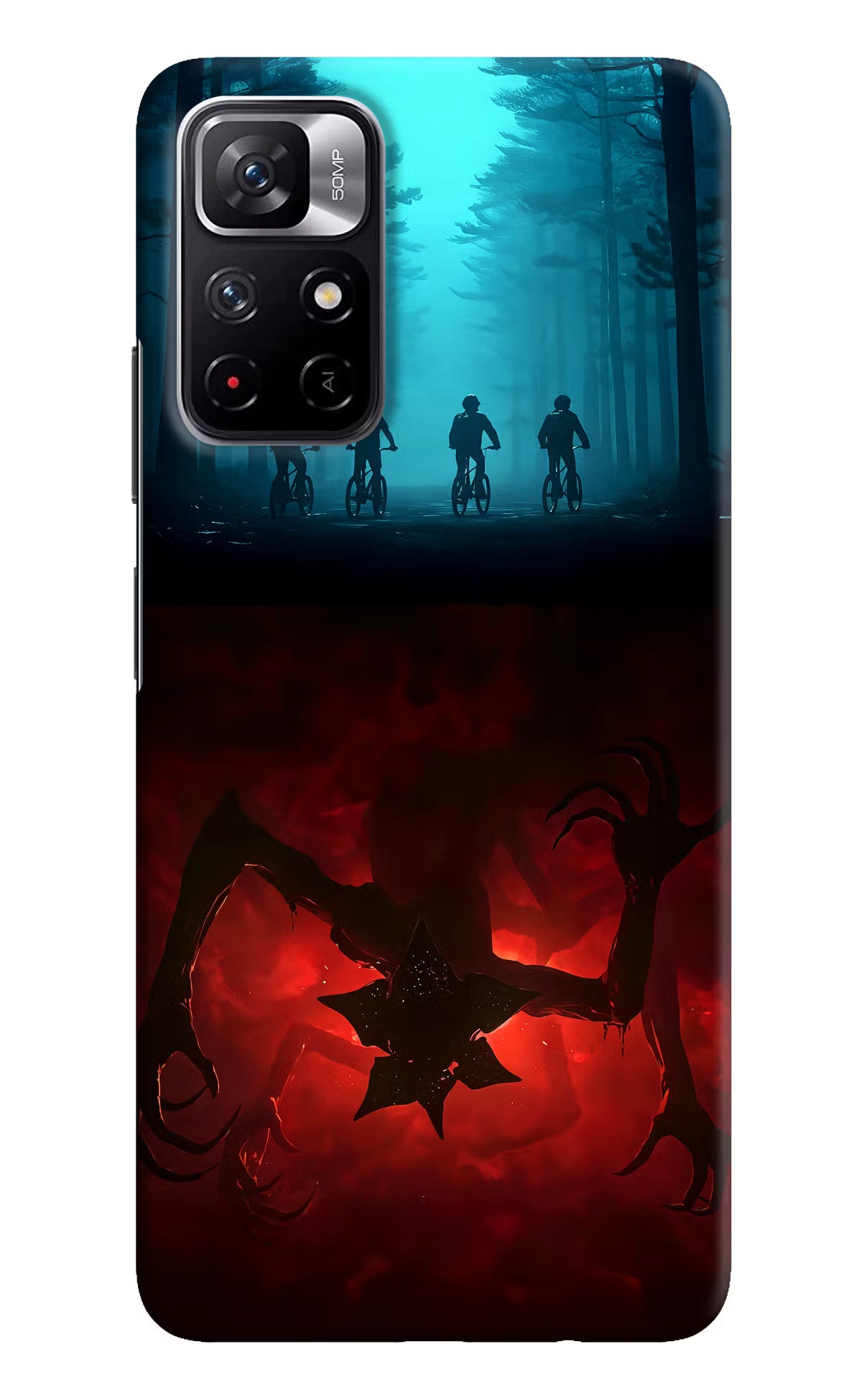 Ordinary Things Downside Up Redmi Note 11T 5G Hard Case Back Cover by Casekaro