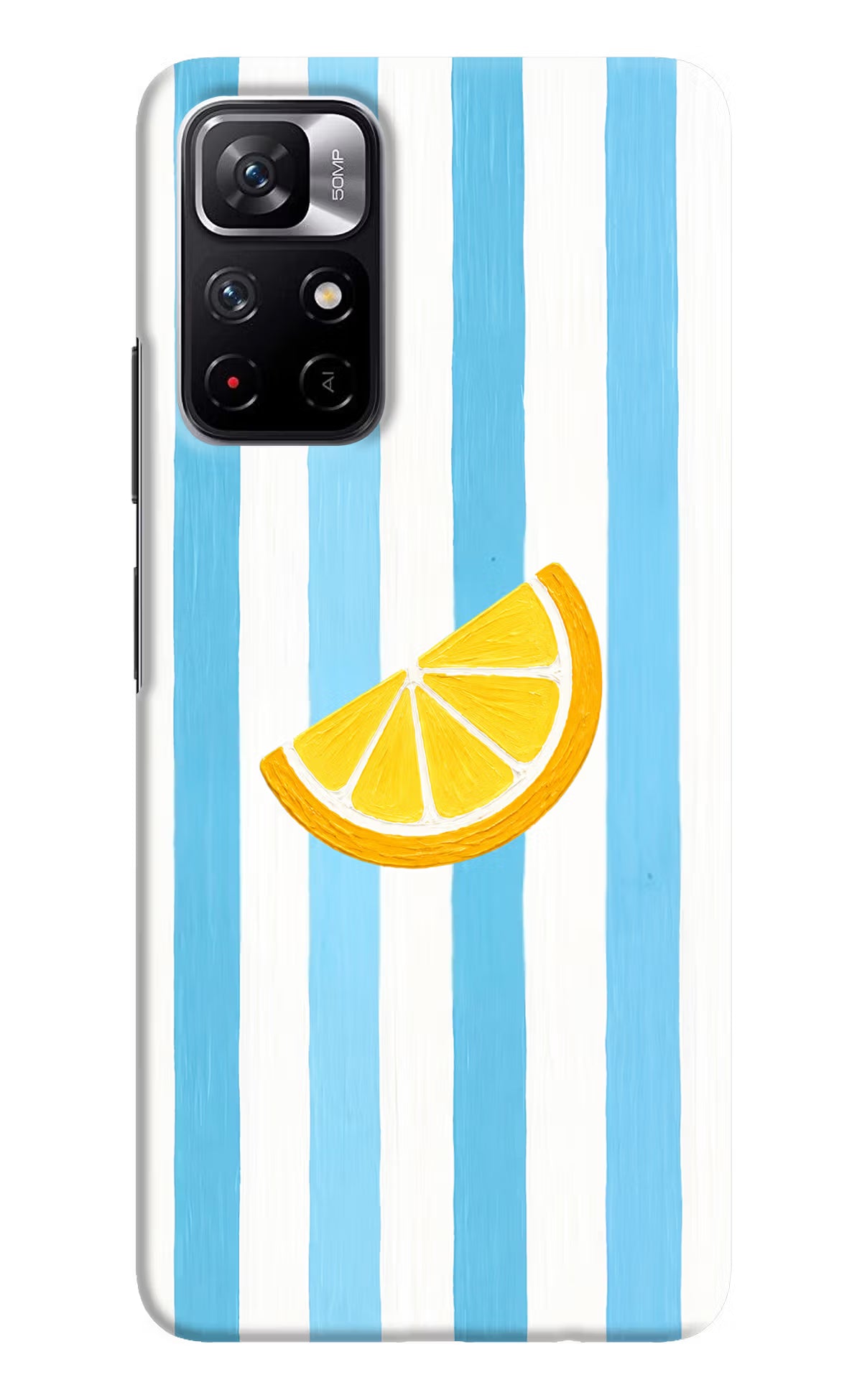 Summer Lemon Redmi Note 11T 5G Hard Case Back Cover by Casekaro