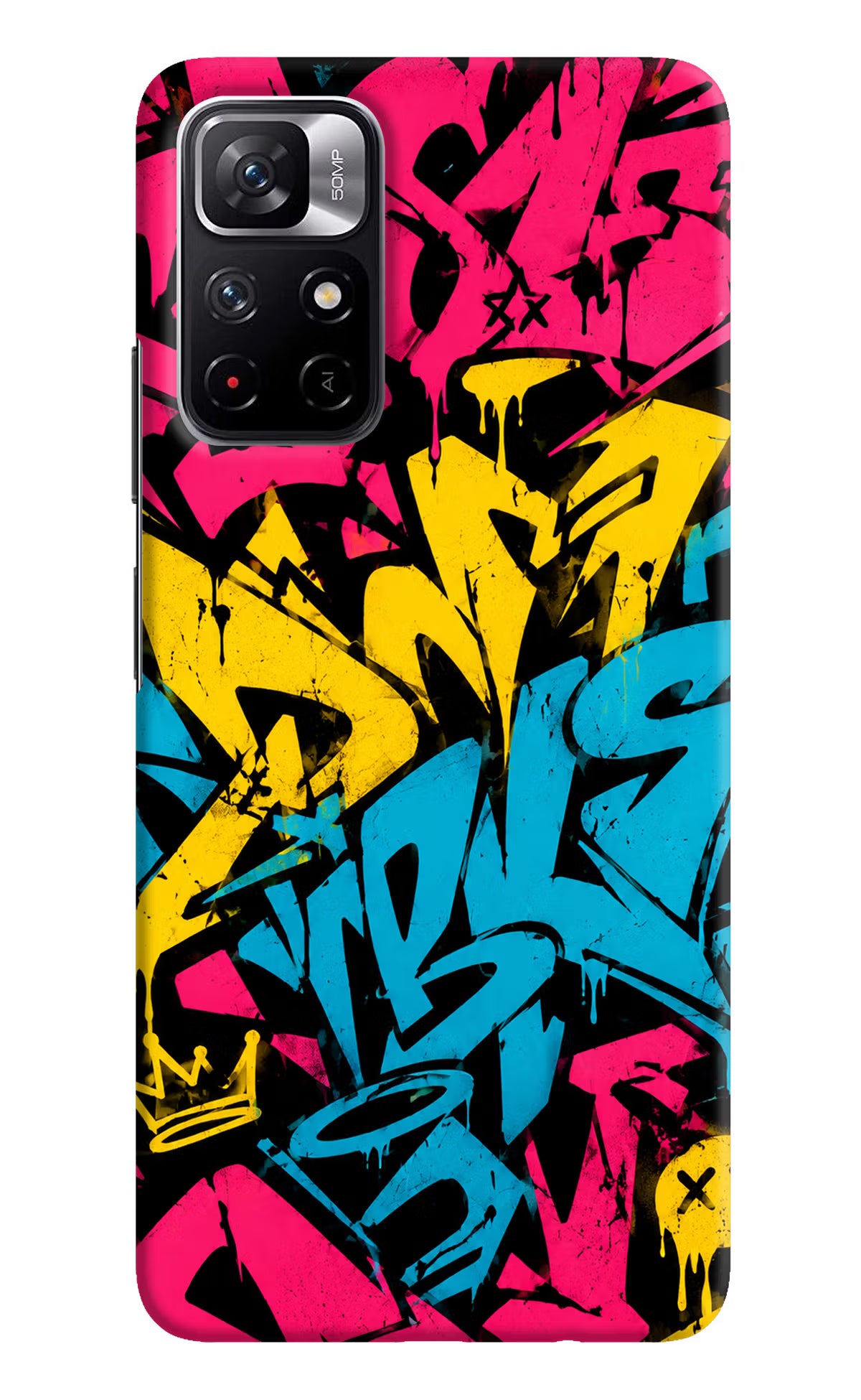 Graffiti Vibe Redmi Note 11T 5G Back Cover