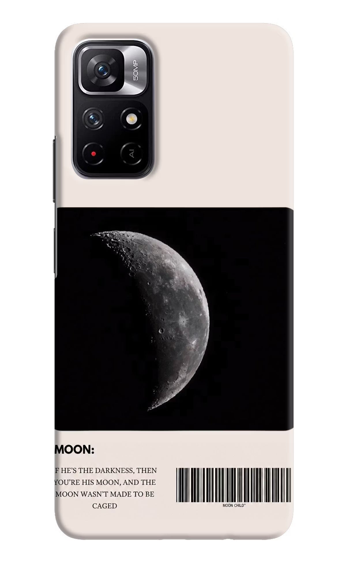 Moon Phase Redmi Note 11T 5G Back Cover
