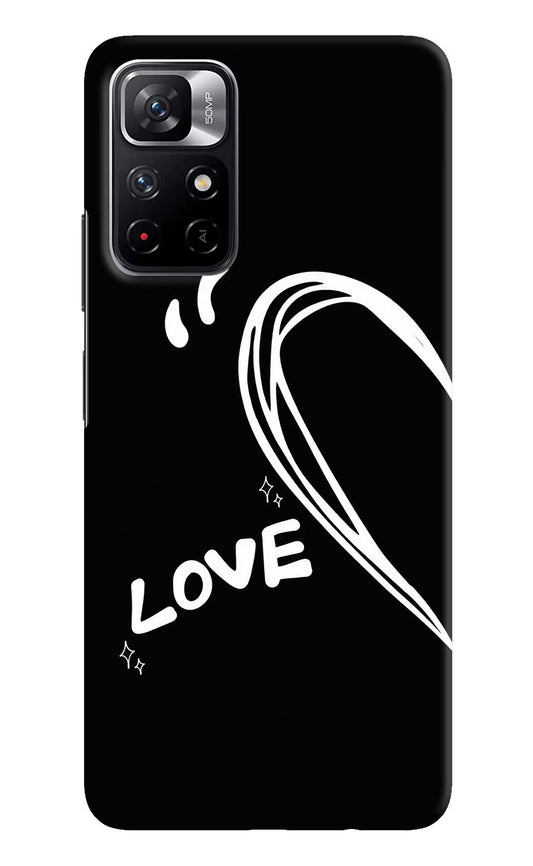 Love Line Redmi Note 11T 5G Hard Case Back Cover by Casekaro