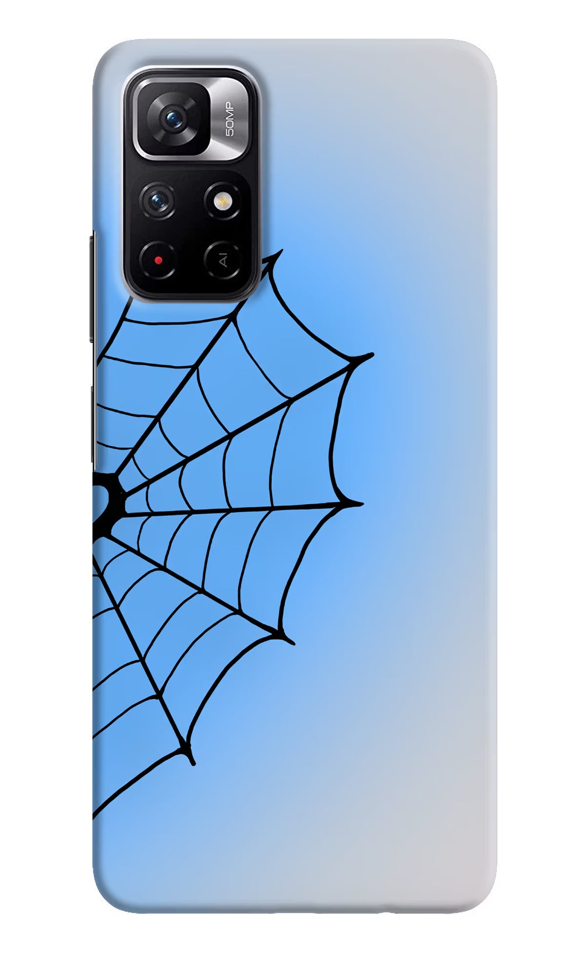 Blue Web Redmi Note 11T 5G Back Cover