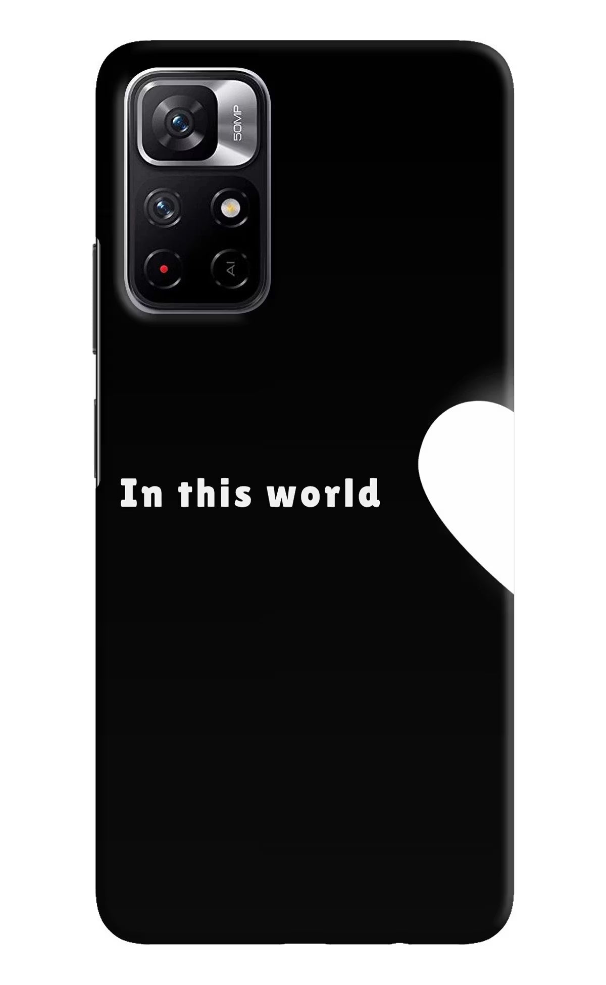 This World Redmi Note 11T 5G Back Cover