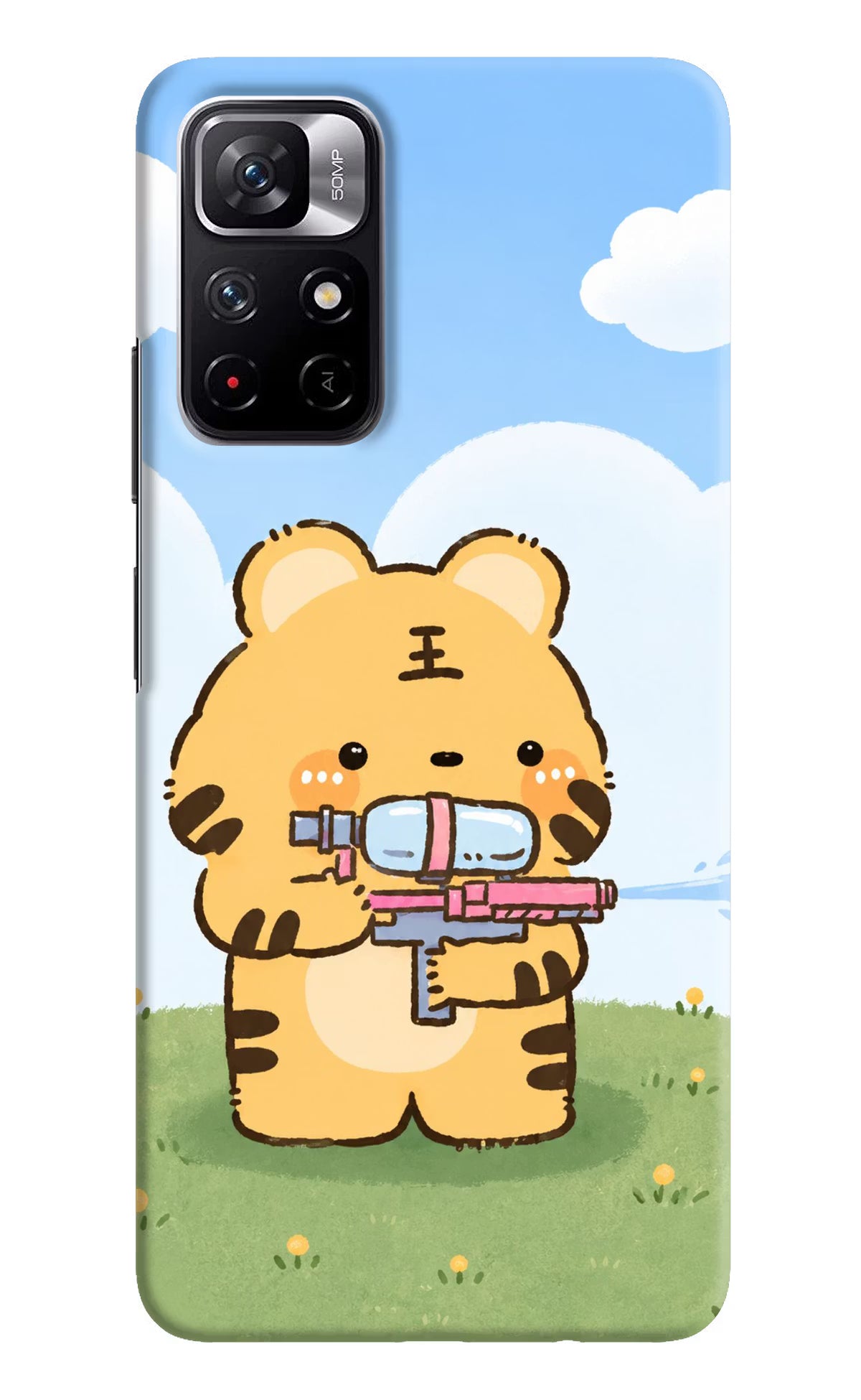 Tiger Treat Redmi Note 11T 5G Back Cover