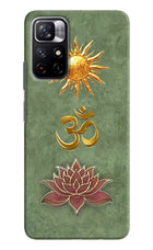 Om & Lotus Redmi Note 11T 5G Back Cover