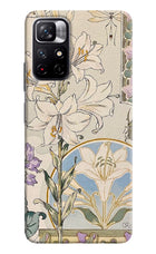 White Lily Redmi Note 11T 5G Back Cover