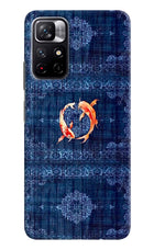 Koi Blue Redmi Note 11T 5G Back Cover