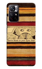 Vinyl Stripes Redmi Note 11T 5G Back Cover