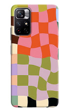 Wavy Grid Redmi Note 11T 5G Back Cover