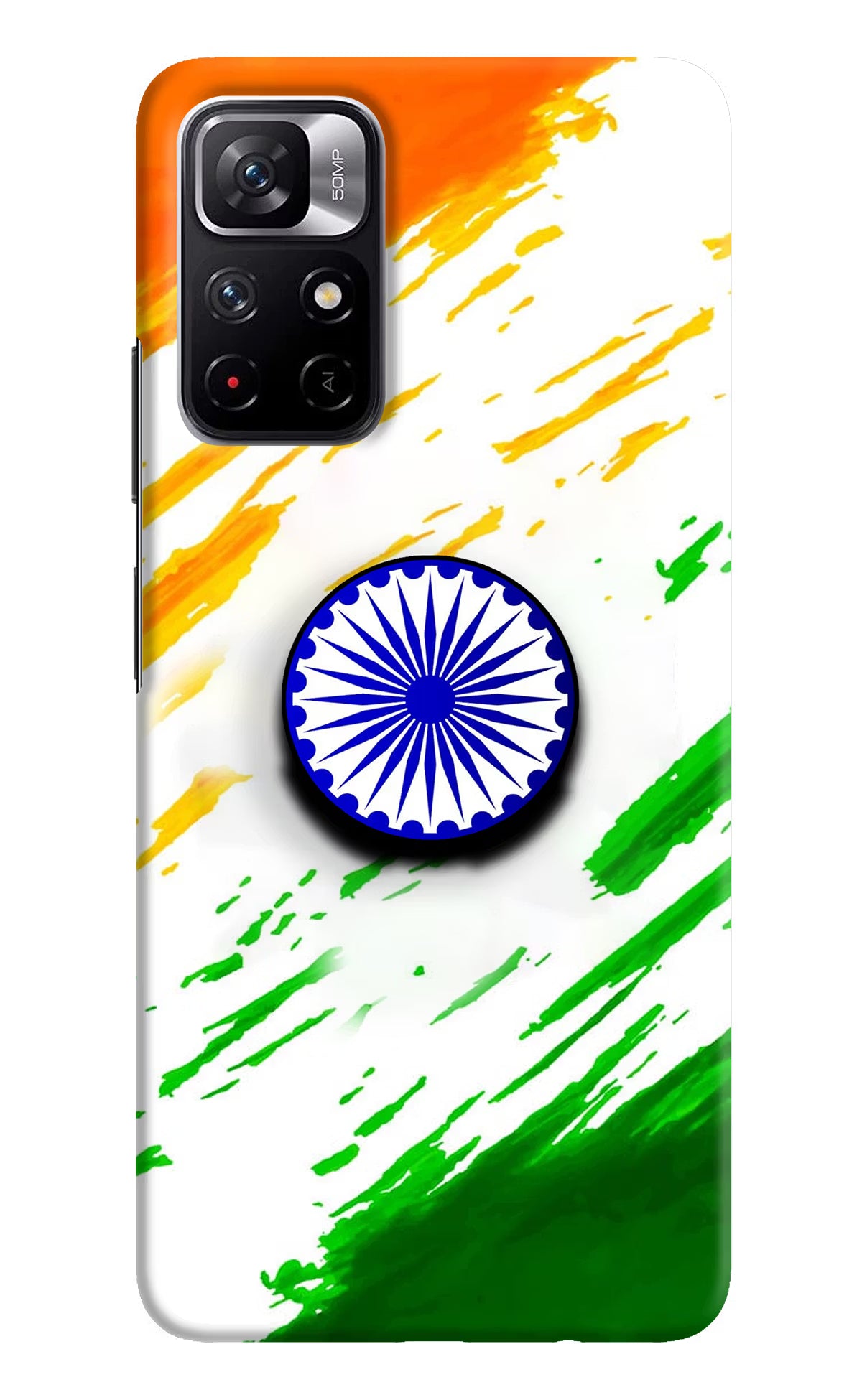 Indian Flag Ashoka Chakra Redmi Note 11T 5G Pop Case by Casekaro