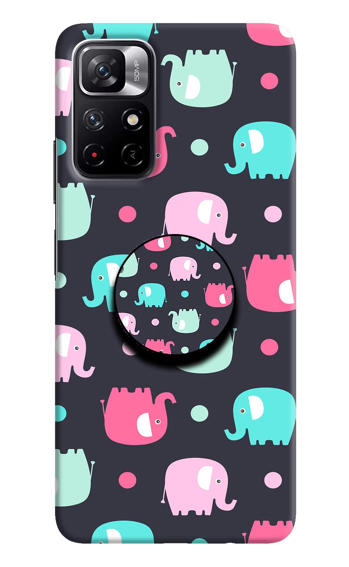 Baby Elephants Redmi Note 11T 5G Pop Case by Casekaro
