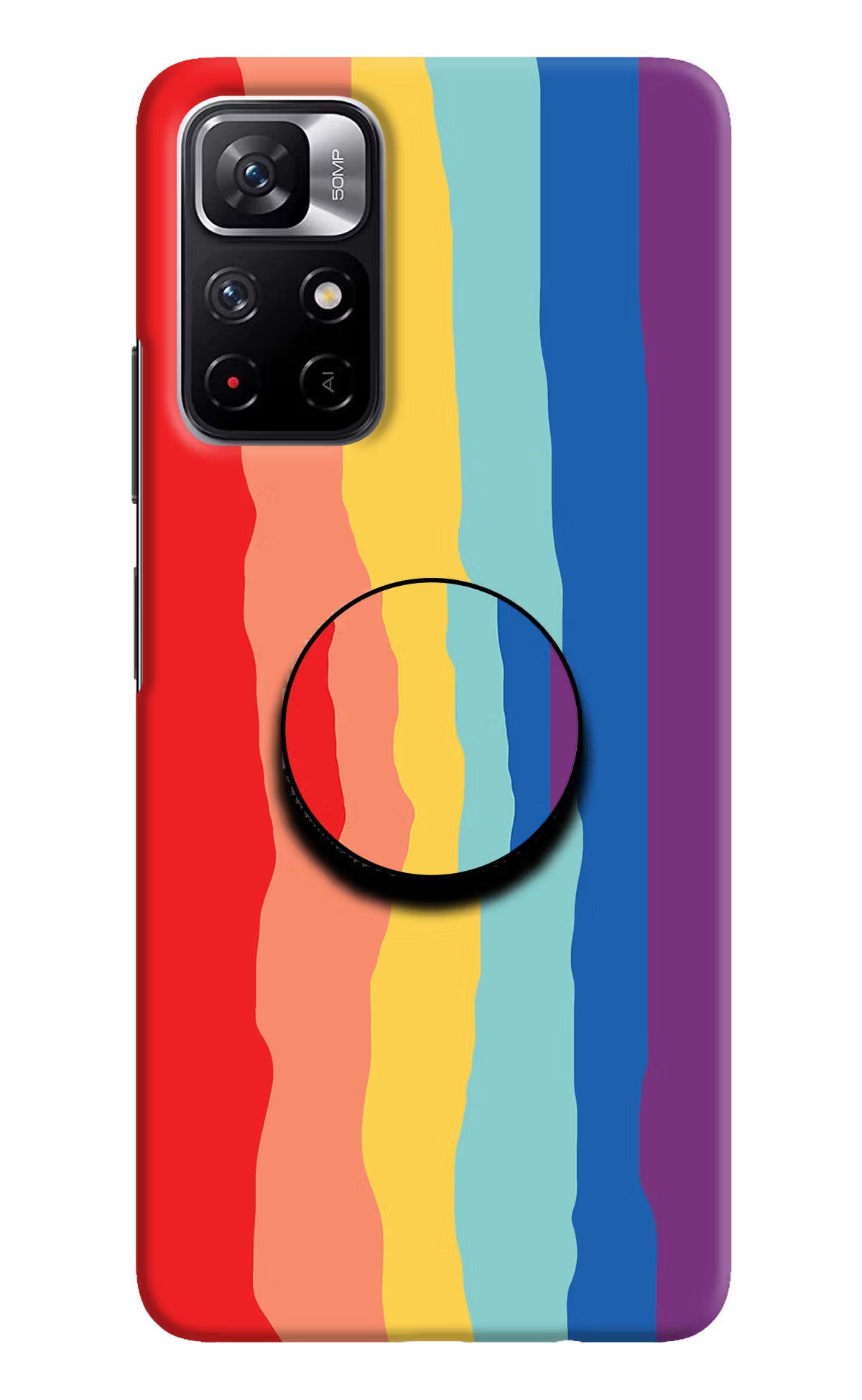 Rainbow Redmi Note 11T 5G Pop Case by Casekaro