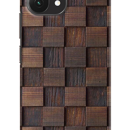 Wooden Cube Design Mi 11 Lite NE 5G Hard Case Back Cover by Casekaro