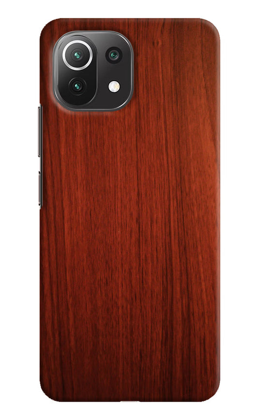 Wooden Plain Pattern Mi 11 Lite NE 5G Hard Case Back Cover by Casekaro