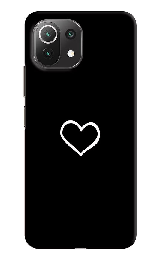 Heart Mi 11 Lite NE 5G Hard Case Back Cover by Casekaro