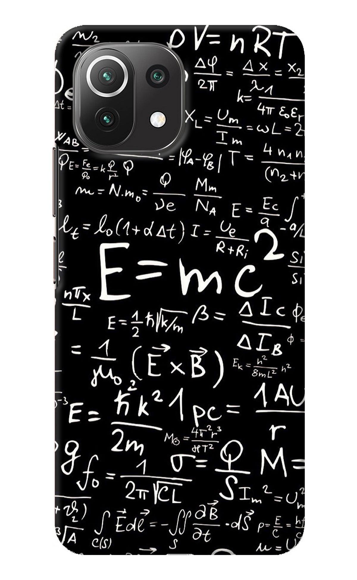 Physics Albert Einstein Formula Mi 11 Lite NE 5G Back Cover