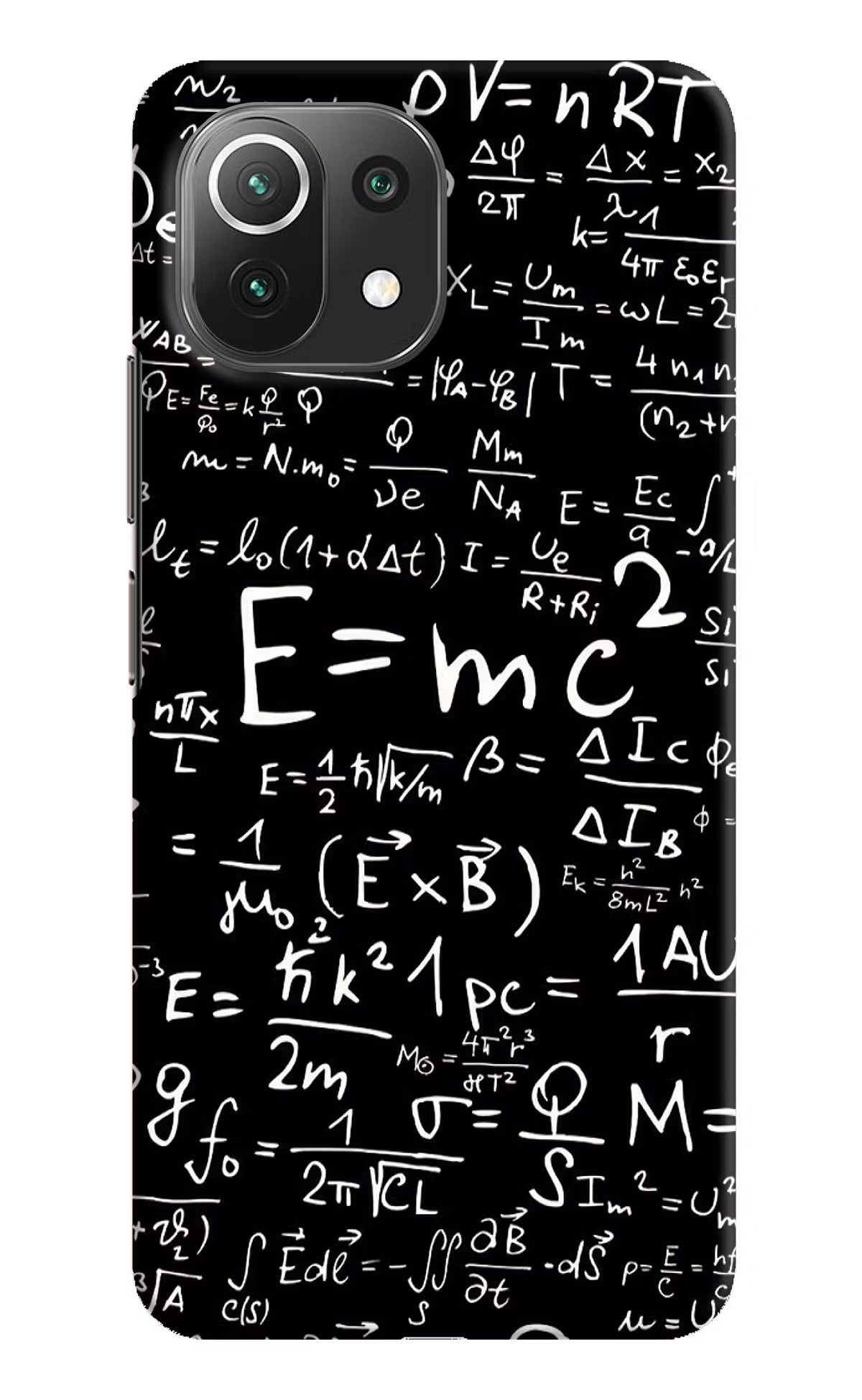 Physics Formula Mi 11 Lite NE 5G Hard Case Back Cover by Casekaro