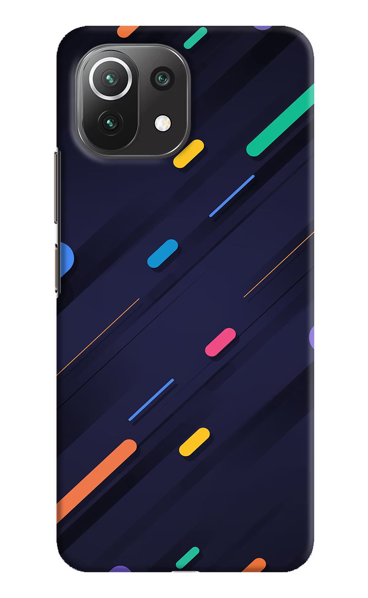 Abstract Design Mi 11 Lite NE 5G Hard Case Back Cover by Casekaro
