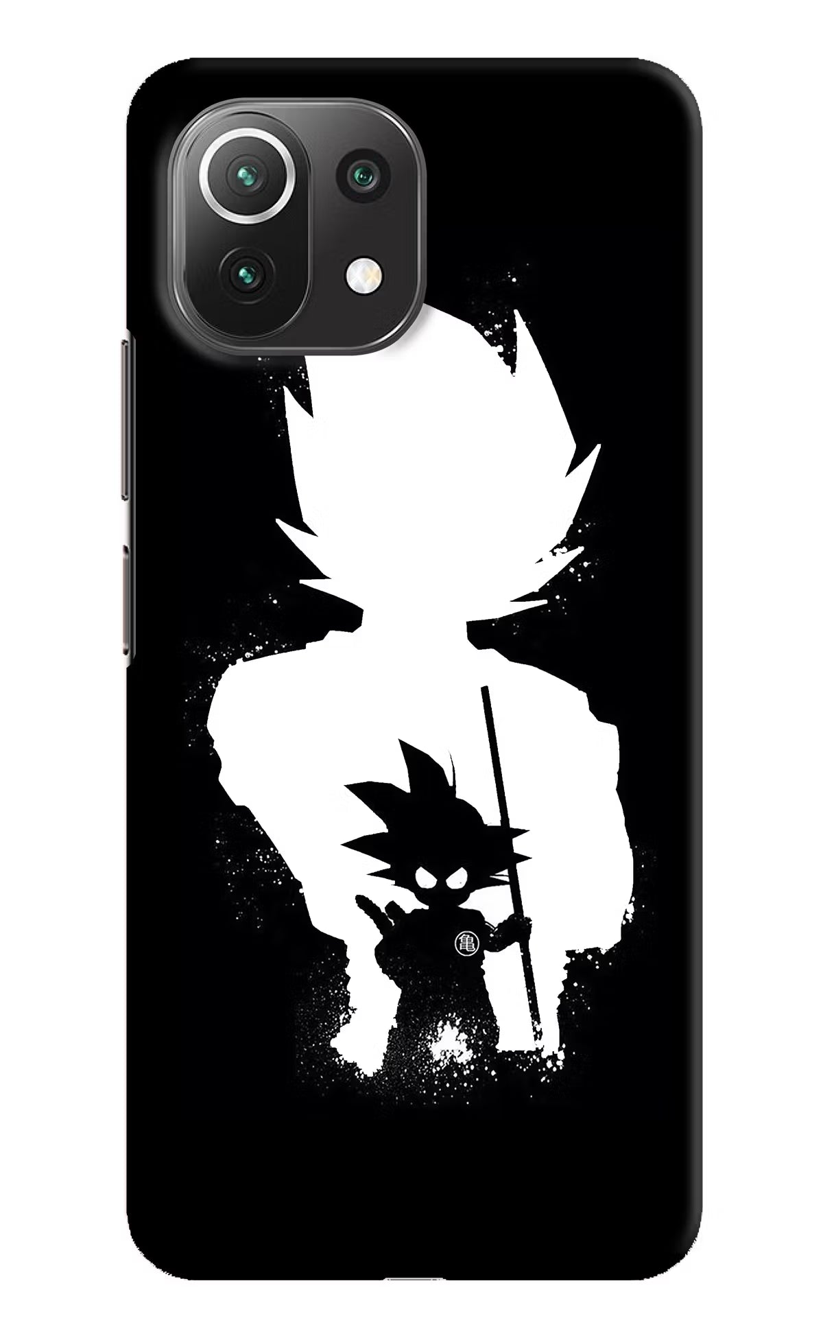 Goku Shadow Mi 11 Lite NE 5G Hard Case Back Cover by Casekaro