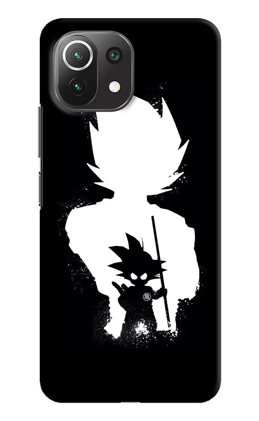 Goku Shadow Mi 11 Lite NE 5G Hard Case Back Cover by Casekaro