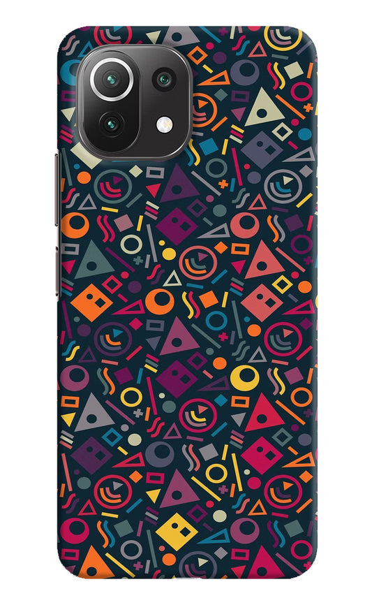Geometric Abstract Mi 11 Lite NE 5G Hard Case Back Cover by Casekaro