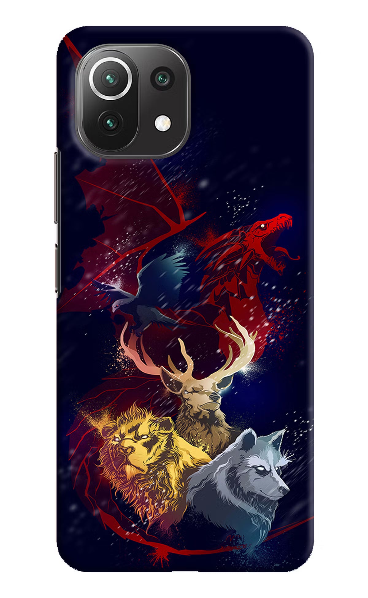 Game Of Thrones Mi 11 Lite NE 5G Hard Case Back Cover by Casekaro