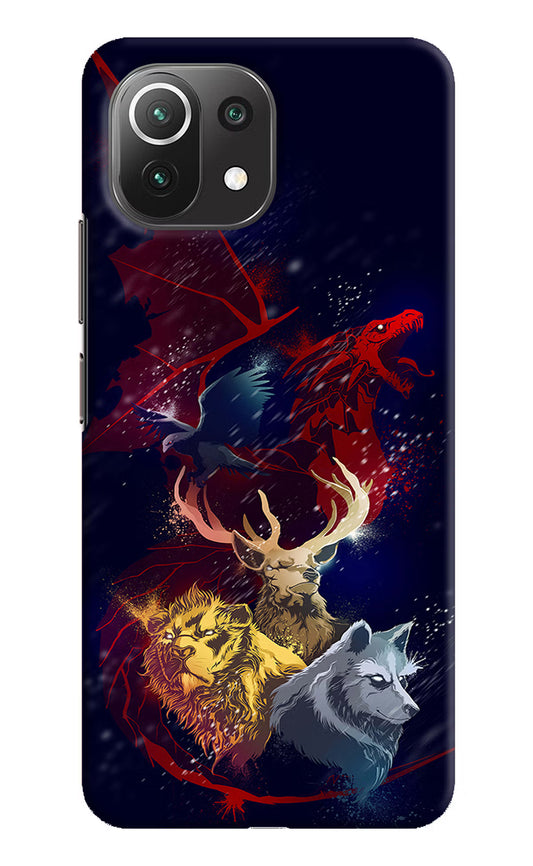 Game Of Thrones Mi 11 Lite NE 5G Hard Case Back Cover by Casekaro