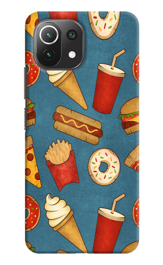 Foodie Mi 11 Lite NE 5G Hard Case Back Cover by Casekaro