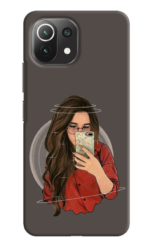 Selfie Queen Mi 11 Lite NE 5G Hard Case Back Cover by Casekaro
