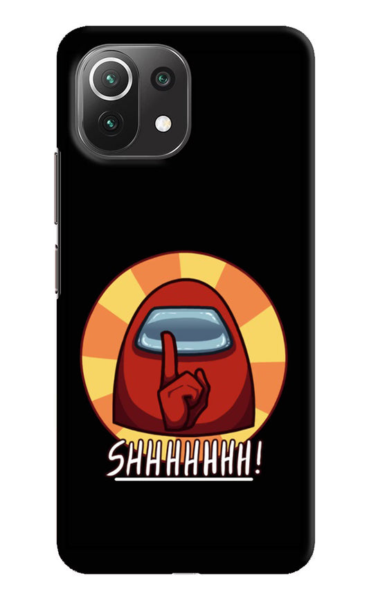 Among Us Shhh! Mi 11 Lite NE 5G Hard Case Back Cover by Casekaro