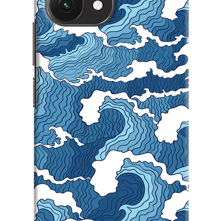 Blue Waves Mi 11 Lite NE 5G Hard Case Back Cover by Casekaro