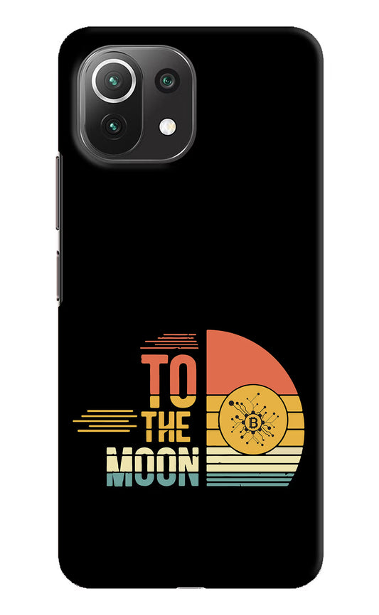 To the Moon Mi 11 Lite NE 5G Hard Case Back Cover by Casekaro
