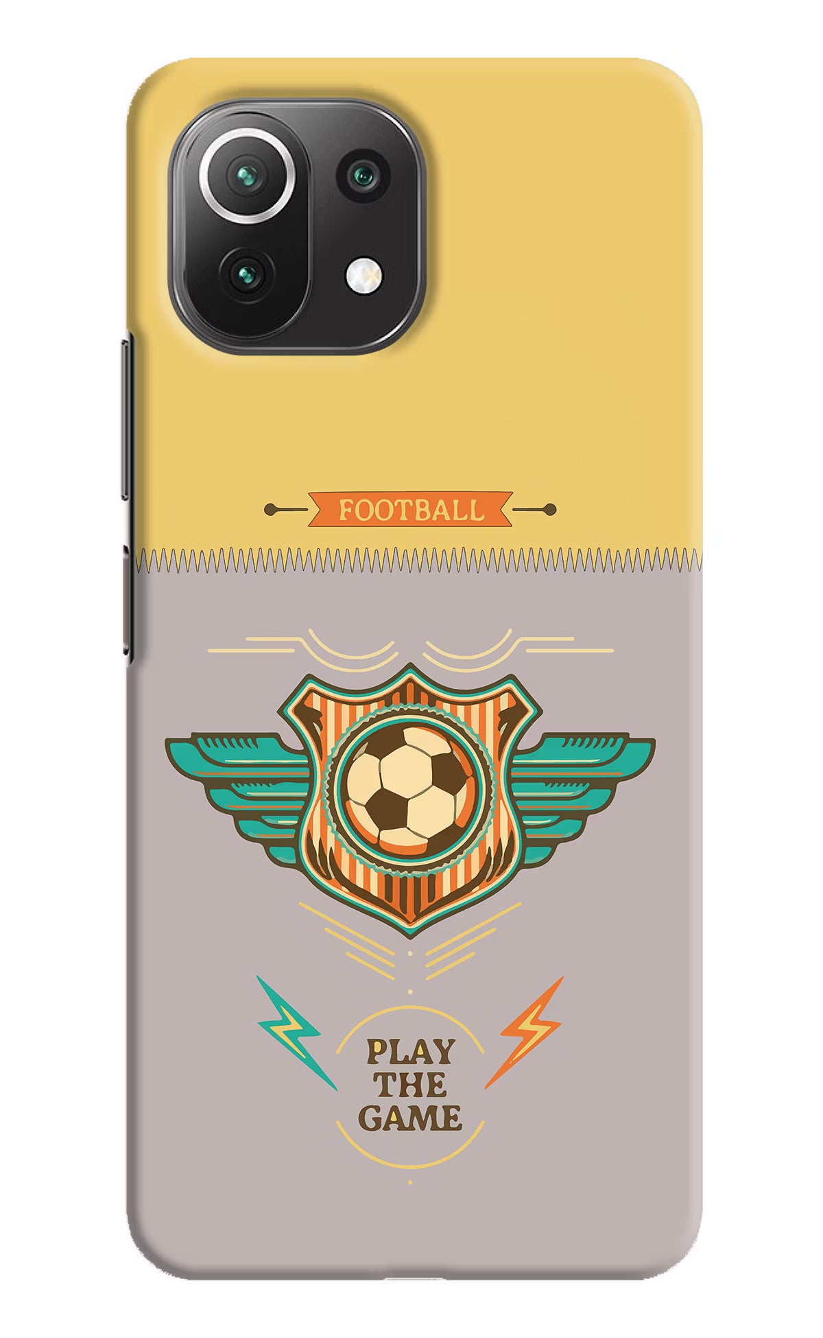 Football Mi 11 Lite NE 5G Hard Case Back Cover by Casekaro