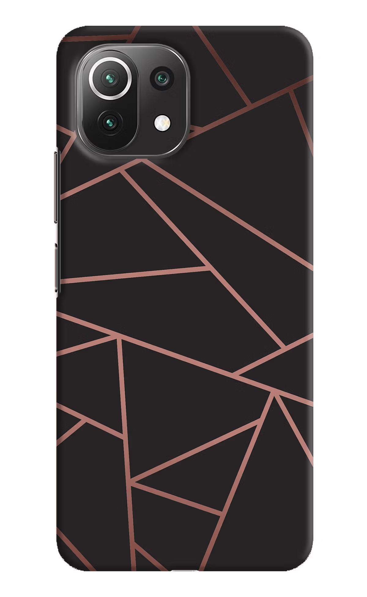 Geometric Pattern Mi 11 Lite NE 5G Hard Case Back Cover by Casekaro