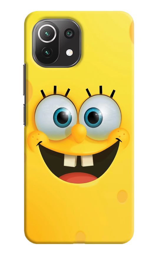 Sponge 1 Mi 11 Lite NE 5G Hard Case Back Cover by Casekaro