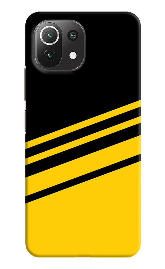 Yellow Shades Mi 11 Lite NE 5G Hard Case Back Cover by Casekaro
