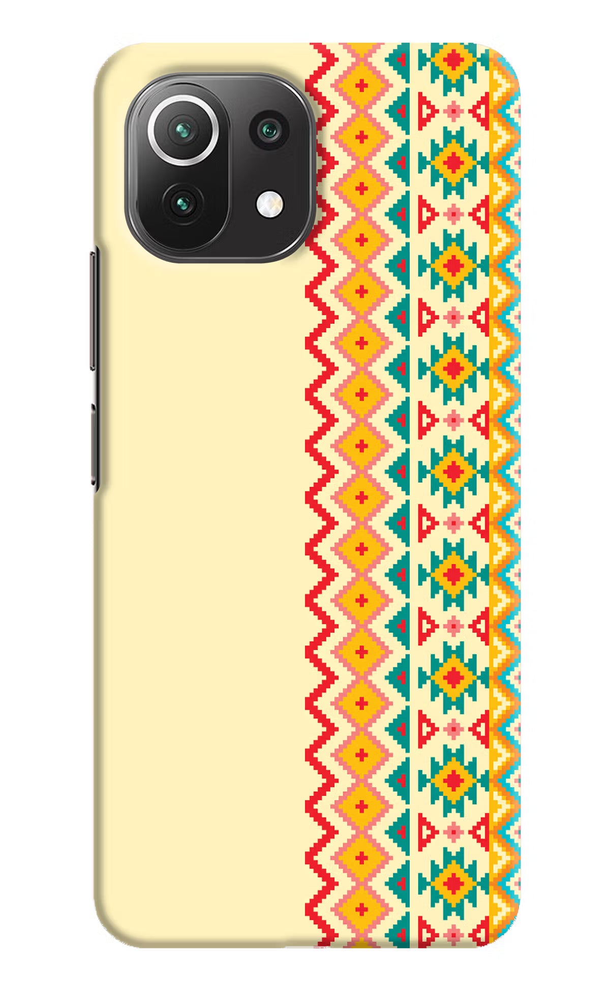 Ethnic Seamless Mi 11 Lite NE 5G Hard Case Back Cover by Casekaro