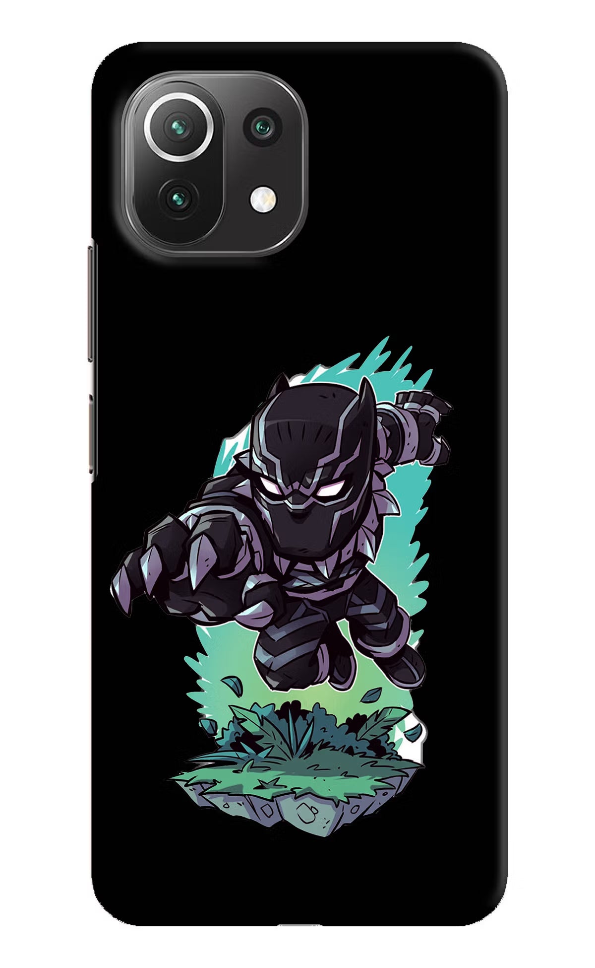 Black Panther Mi 11 Lite NE 5G Hard Case Back Cover by Casekaro