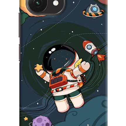 Cartoon Astronaut Mi 11 Lite NE 5G Hard Case Back Cover by Casekaro
