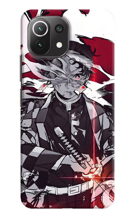 Demon Slayer Mi 11 Lite NE 5G Hard Case Back Cover by Casekaro
