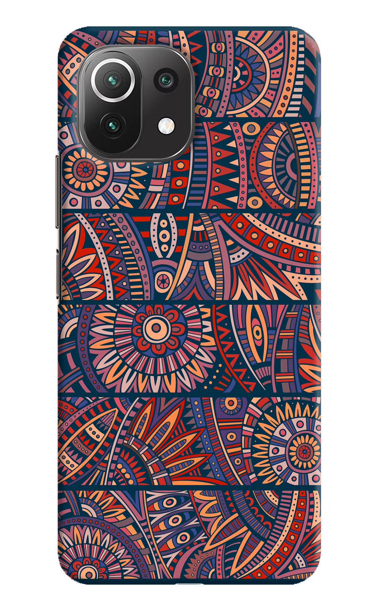 African Culture Design Mi 11 Lite NE 5G Hard Case Back Cover by Casekaro