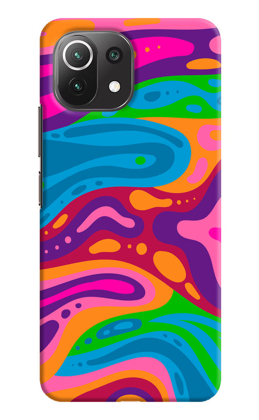 Trippy Pattern Mi 11 Lite NE 5G Hard Case Back Cover by Casekaro