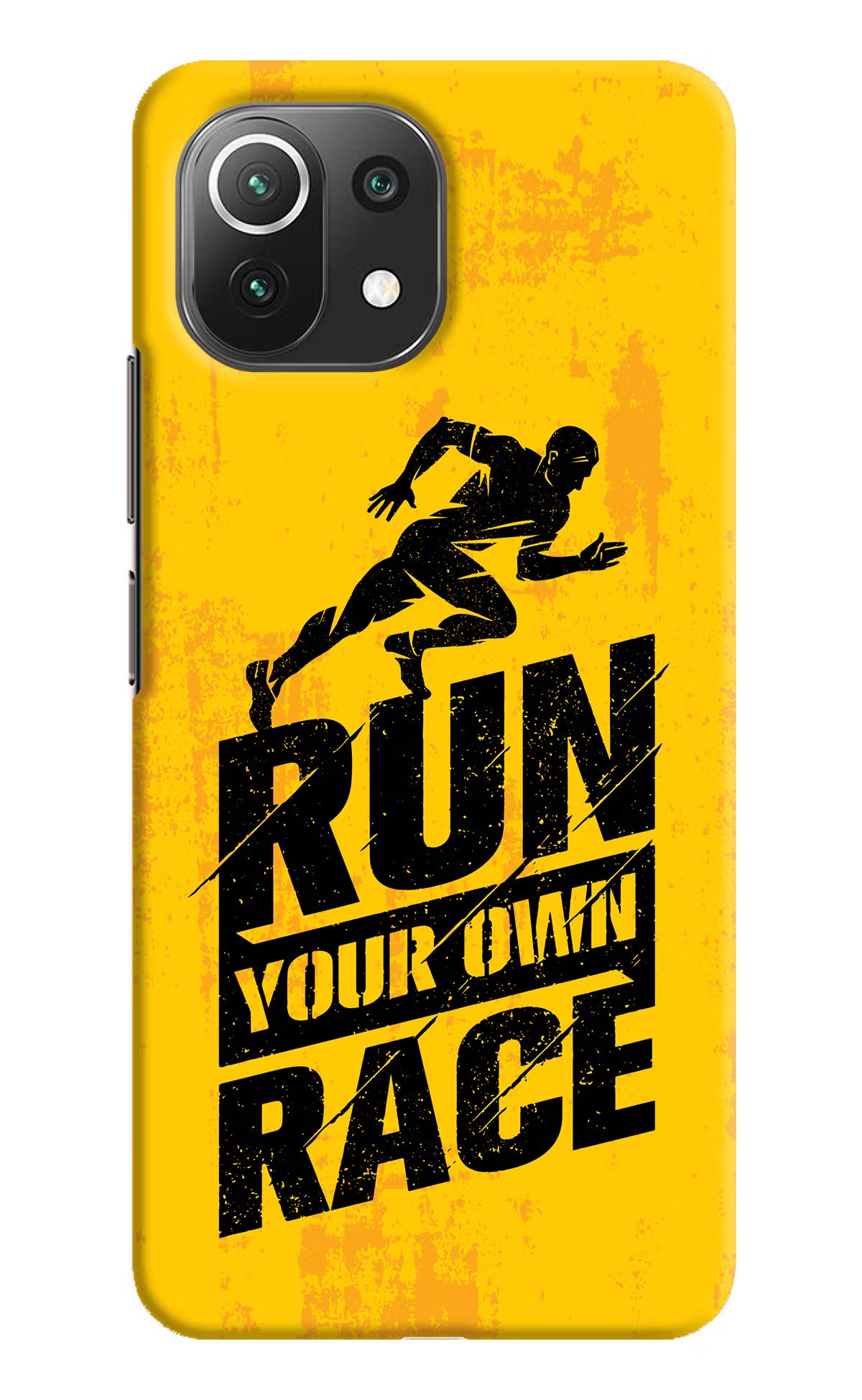 Run Your Own Race Mi 11 Lite NE 5G Hard Case Back Cover by Casekaro