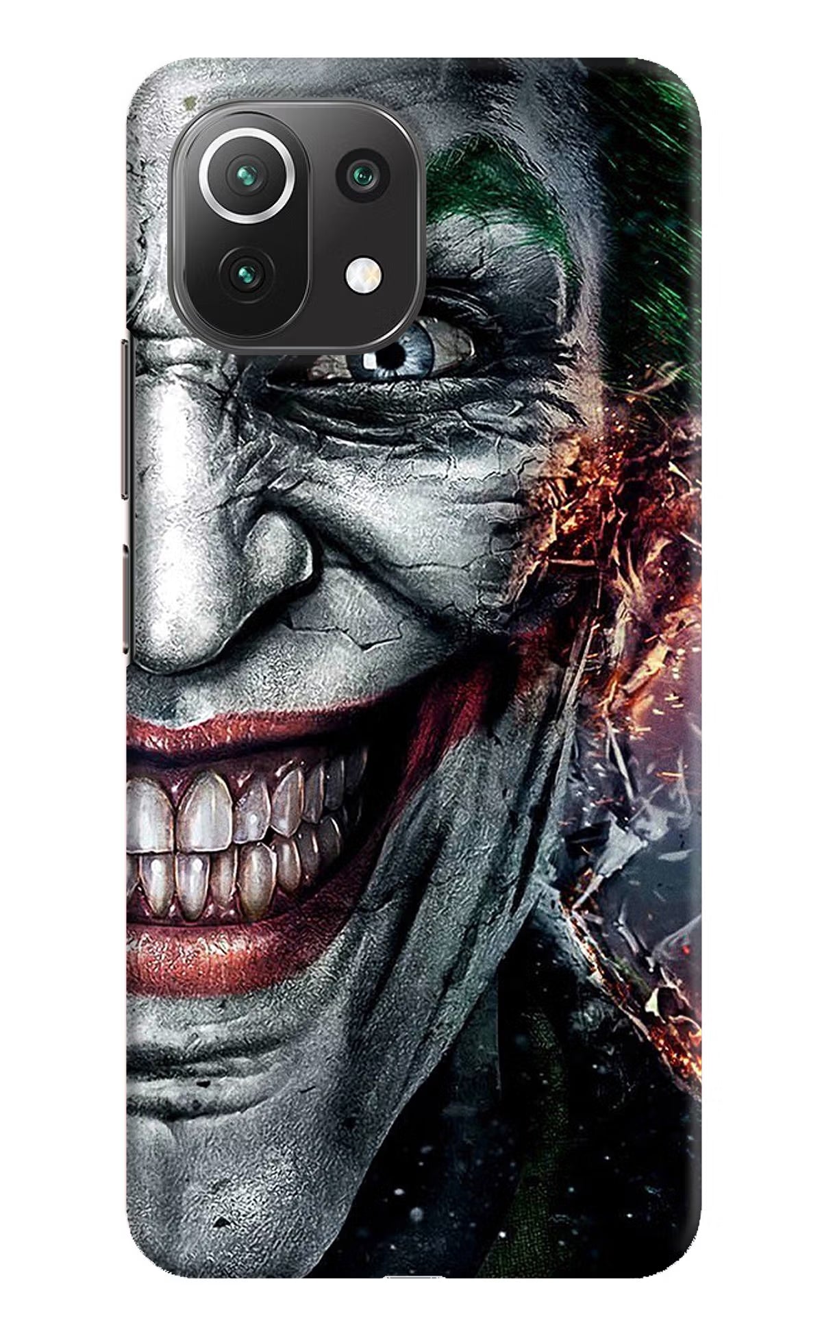 Joker Cam Mi 11 Lite NE 5G Hard Case Back Cover by Casekaro
