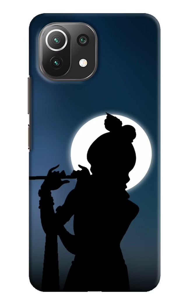 Shri Krishna Silhouette Mi 11 Lite NE 5G Hard Case Back Cover by Casekaro