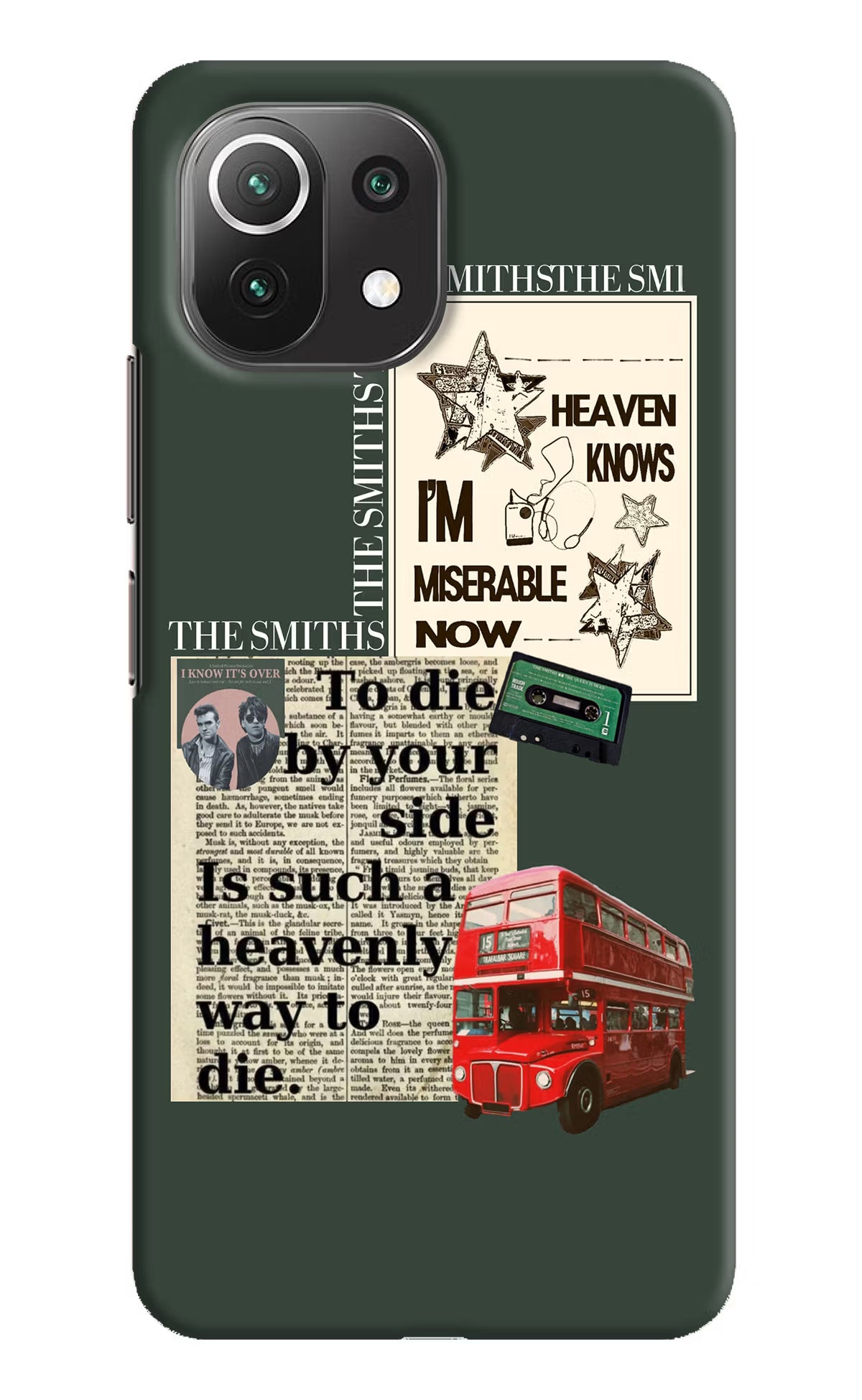 The Smiths Mi 11 Lite NE 5G Hard Case Back Cover by Casekaro
