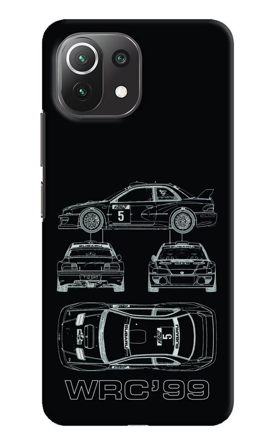 WRC'99 Mi 11 Lite NE 5G Hard Case Back Cover by Casekaro