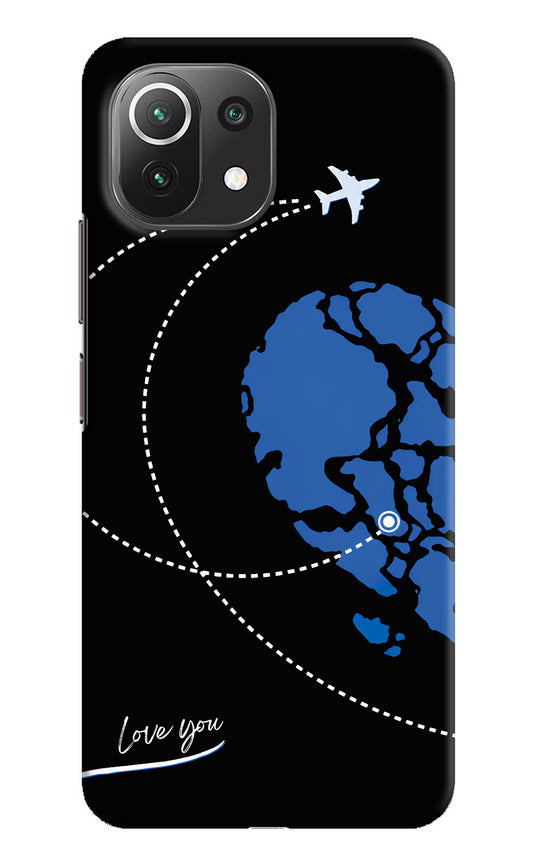 Love Orbit Mi 11 Lite NE 5G Hard Case Back Cover by Casekaro