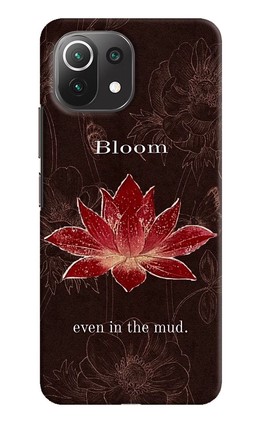 Bloom Mi 11 Lite NE 5G Back Cover, Hard case
