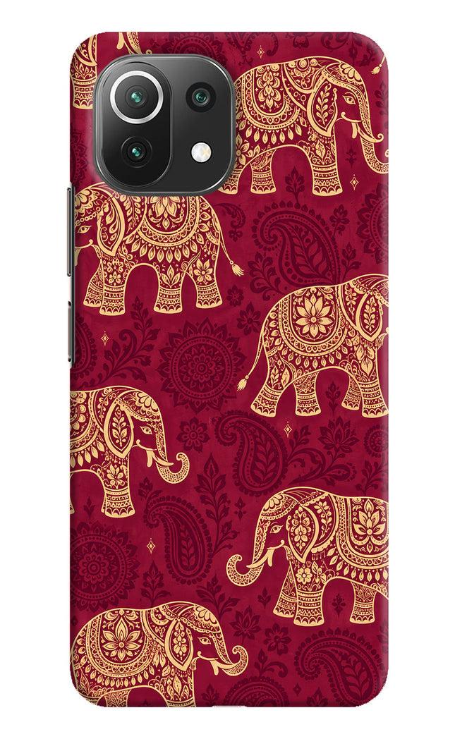 Maroon Elephant Mi 11 Lite NE 5G Back Cover